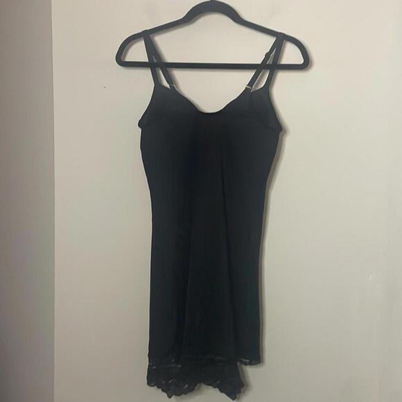 Spanx assets red hot label black bra spaghetti strap shape wear dress - Picture 8 of 8